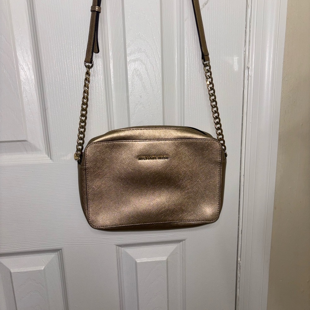 Gold Michael Kors Purse
